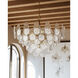 Darcia 15 Light 35.75 inch Aged Brass Chandelier Ceiling Light